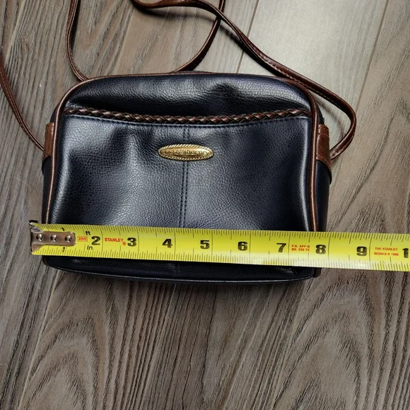 Vintage 90s Liz Claiborne Faux Leather Purse Bag Mini 1990s Preppy Academia Y2K - Picture 11 of 14